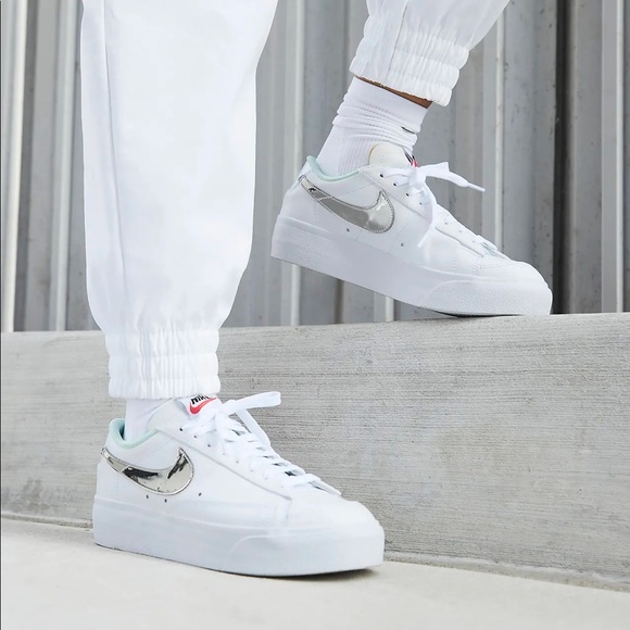Nike Shoes | Nike Blazer Platform Low Vintage Sneakers Shoes New Shoes Special Edition | Color: Black/White | Size: 6.5 | Styledbykimmy's Closet